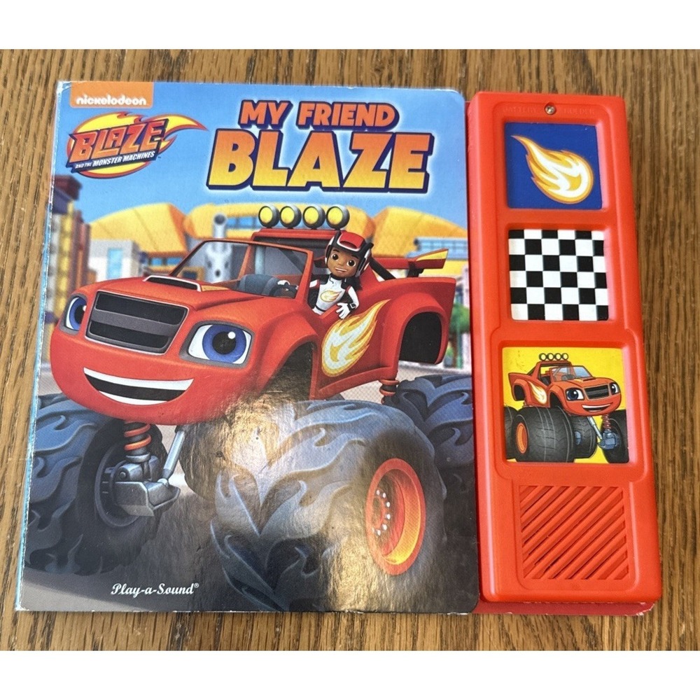 Blaze and the Monster‎ Machines My Friend Blaze Play A Sound Book. 2017 Rare